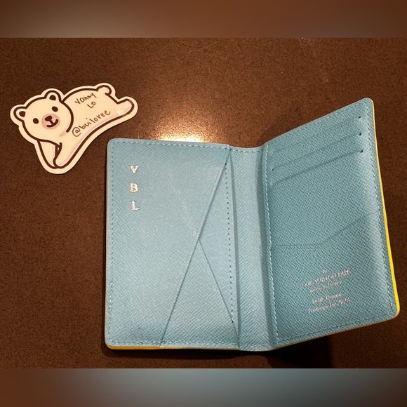 🩵💛Used Louis Vuitton Monogram Playground Pocket Organizer Wallet 🩵💛 - Picture 3 of 7